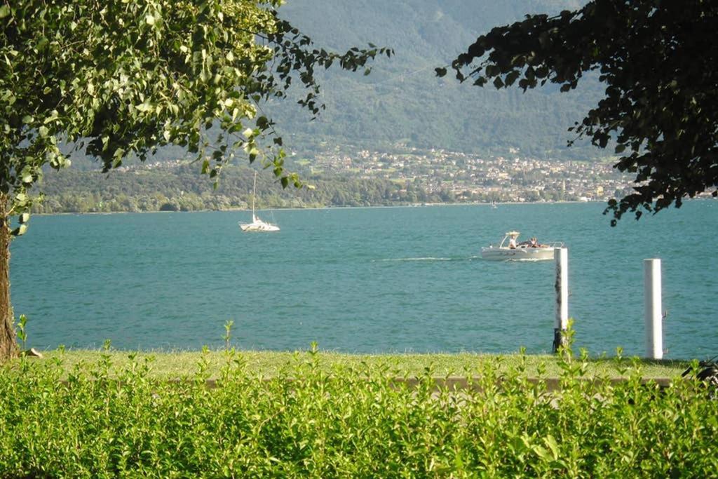 Favoloso Appartamento Fronte Lago, Gera Lario Eksteriør billede